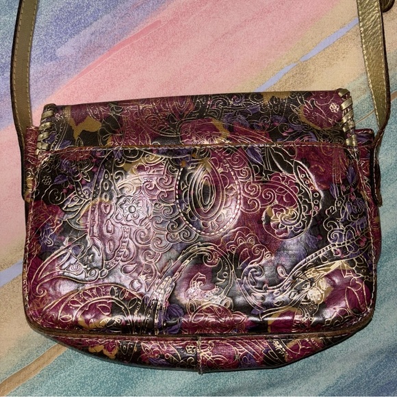 Patricia Nash tooled leather shoulder bag - Picture 4 of 10